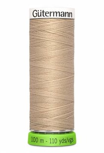 Fil à coudre Gütermann - RPET - Beige n°186