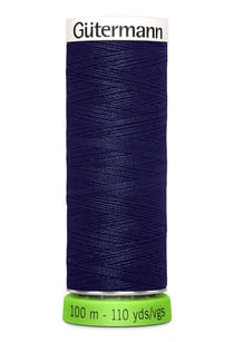 Fil à coudre Gütermann - RPET- Bleu foncé n°310