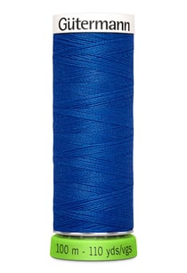 Fil à coudre Gütermann - RPET - Bleu roi n°315