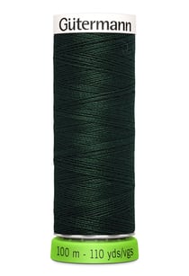 Fil à coudre Gütermann - RPET - Vert foncé n°472