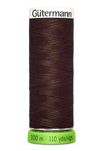 Fil à coudre Gütermann - RPET - Marron n°694