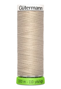 Fil à coudre Gütermann - RPET - Beige n°722