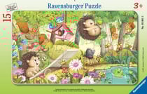Puzzle cadre 15 pièces - Les animaux du jardin - Ravensburger