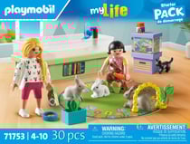 Playmobil - Animalerie avec enclos à lapins - 71753