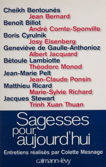 Sagesses pour aujourd'hui