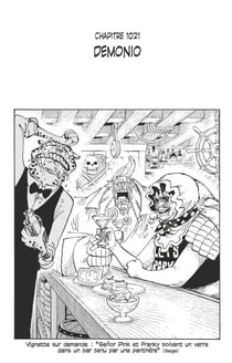 One Piece édition originale - Chapitre 1021 - Demonio