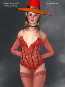 Little Red Riding Witch Gets a Spanking
