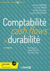 Comptabilité, cash flows et durabilité - Principes, applications et exercices
