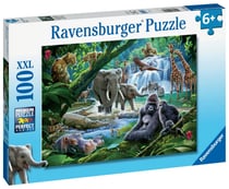 Puzzle 100 pièces XXL - Les animaux de la jungle