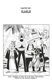 One Piece édition originale - Chapitre 339 - Rumeur