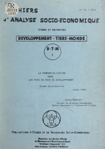 La commercialisation dans les pays en voie de développement - Étude introductive