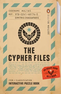 The Cypher Files - The interactive puzzle book and escape room - the perfect gift for curious minds!
