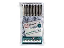 Set Zentangle de 6 crayons Pigma Micron