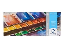 Coffret de 36 demi-godets d'aquarelle - Van Gogh