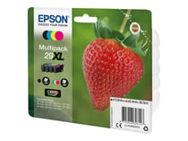 Cartouche d'encre n°T29XL fraise - 1x noir et 3x couleur - Epson