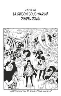 One Piece édition originale - Chapitre 525 - La prison sous-marine d'Impel Down