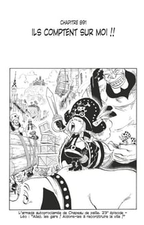One Piece édition originale - Chapitre 891 - Ils comptent sur moi !!
