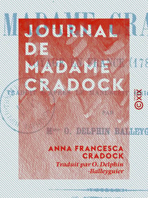 Journal de Madame Cradock - Voyage en France (1783-1786)