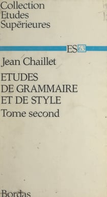 Études de grammaire et de style (2)