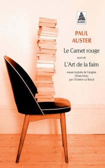 Le carnet rouge suivi de l'art de la faim