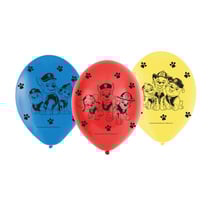 6 Ballons Latex - Pat Patrouille - 23cm