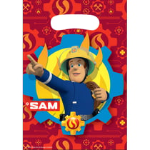 8 Sachets plastique - Sam le pompier