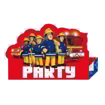 8 Invitations - Sam le Pompier