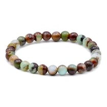 Bracelet Boule - 06 mm - en pierre naturelle de Chrysoprase