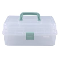 Mallette de rangement en plastique 33 x 19,5 x 14,5 cm Créalia