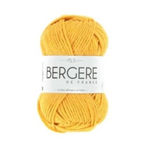 Pelote de laine - Bergère de France - 50 % laine mérinos et 50 % acrylique - Miel