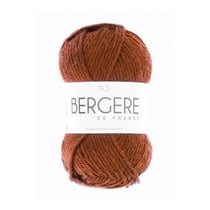 Pelote de laine - Bergère de France - 50 % laine mérinos et 50 % acrylique - Cuir
