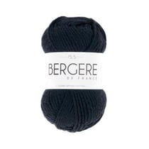 Pelote de laine - Bergère de France - 50 % laine mérinos et 50 % acrylique - Noir