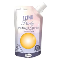 Peinture nacrée Izink Pearly - Aladine -  80 ml - Or mat