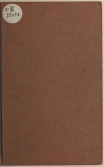 Études sur Awhad al-Zamân Abu'l Barakât al-Baghdâdi