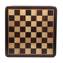 Echiquier 40cm palissandre case 40mm - Jeu de société à deux - Echecs - Wilson Jeux