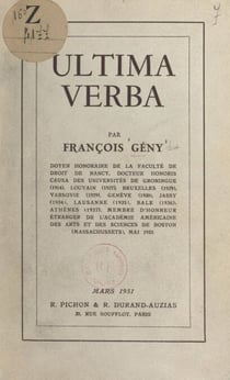 Ultima verba