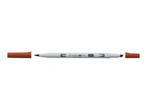 Tombow - Feutre à alcool double pointe ABT PRO - 5,5 mm - sienne brûlée P947