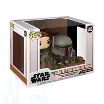 Figurine Funko POP! - Star Wars - Boba Fett & Fennec sur le trône n°486