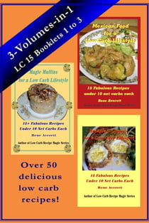 3-Volumes-in-1 LC 15 Series Booklets Volume 1 - Low Carb 15