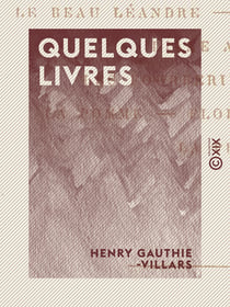 Quelques livres - Année 1895