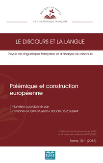 Polémique et construction européenne - 10.1 - 2018