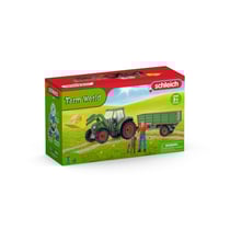 Tracteur avec remorque - Schleich
