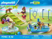 Playmobil - Aire de jeux pour chiens et personnages - 71745