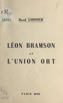 Léon Bramson et l'Union ORT