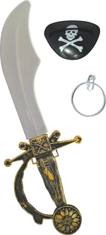 Sabre et cache oeil pirate
