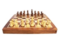 Jeu d'échecs magnétique pliable - 30 cm - Jeu de société à deux -  Jeu Echecs - Ferti Games