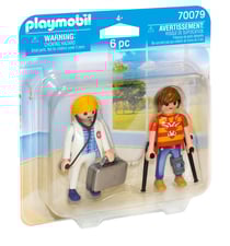 Médecin et patient - Playmobil L'hôpital - 70079