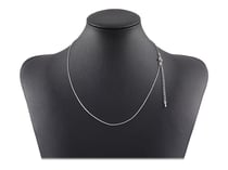 Collier court maille serpentine Créalia - Argenté