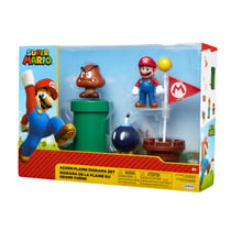 5 figurines Mario Plaine du Grand Chêne