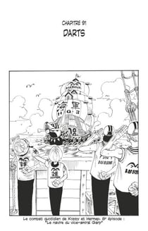 One Piece édition originale - Chapitre 91 - Darts